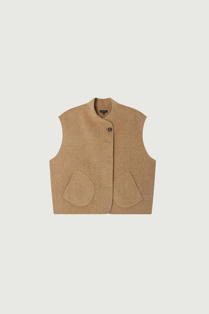 Adeline Jacket in Mottled Beige from SOEUR at Edito boutique