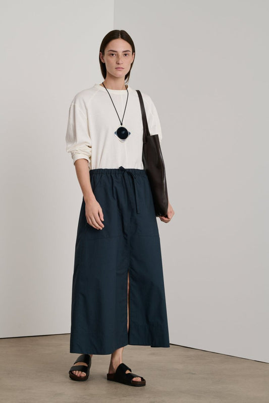 Agadir Skirt in Midnight Blue from SOEUR at Edito boutique