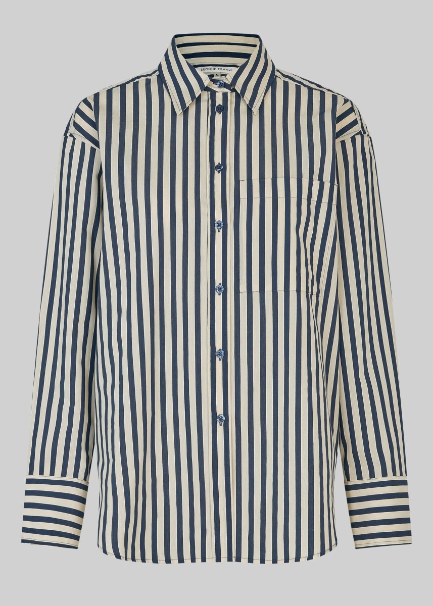 Aila Shirt in Trenchcoat from SECOND FEMALE at Edito boutique