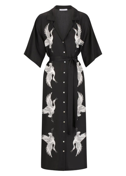 Akari Shirt Dress in Print from MORRISON at Edito boutique