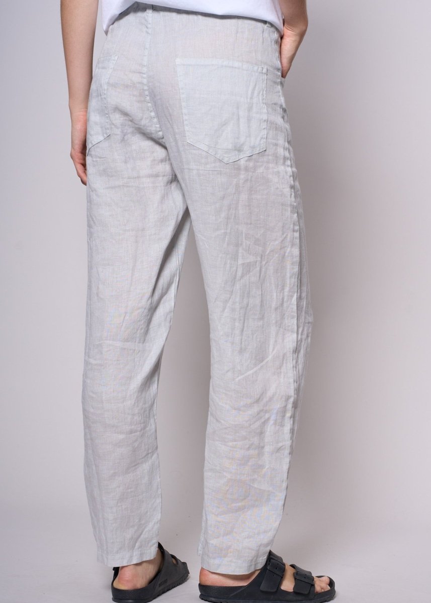 Alen Linen Pant in Oyster from CROSSLEY at Edito boutique