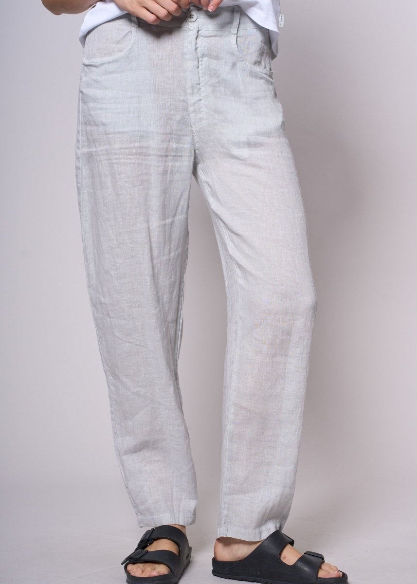 Alen Linen Pant in Oyster from CROSSLEY at Edito boutique
