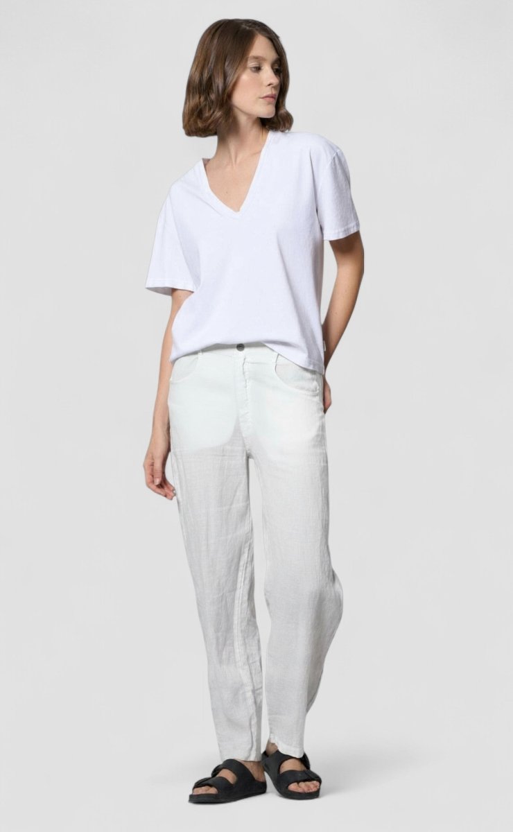 Alen Linen Pant in White from CROSSLEY at Edito boutique