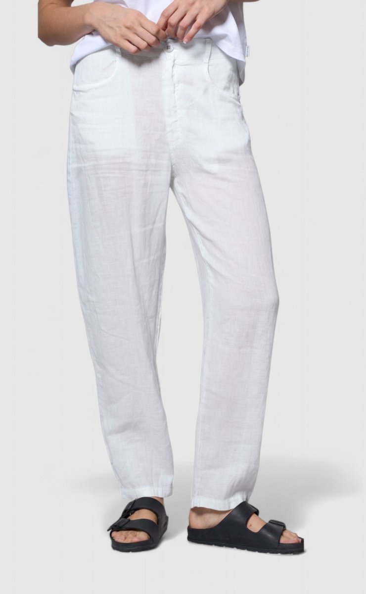 Alen Linen Pant in White from CROSSLEY at Edito boutique