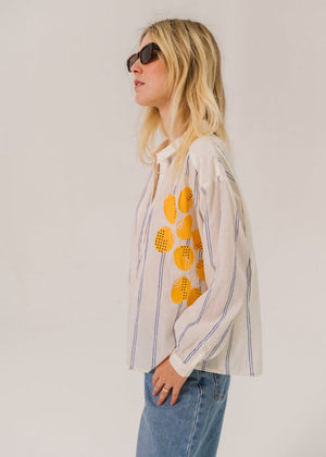 Ali Limone Shirt in Ecru from SACRECOEUR at Edito boutique