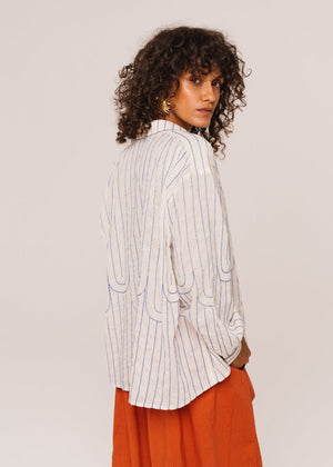 Ali Mistral Shirt in Ecru from SACRECOEUR at Edito boutique