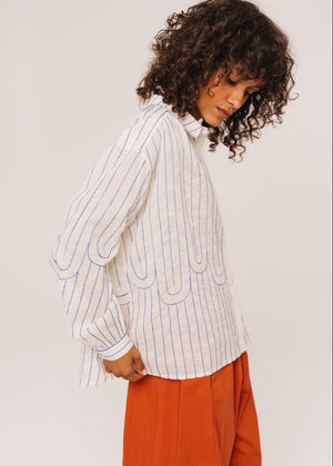 Ali Mistral Shirt in Ecru from SACRECOEUR at Edito boutique
