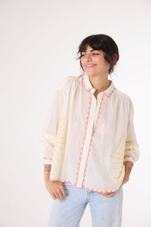 Ali Shirt in Sunshine from SACRECOEUR at Edito boutique