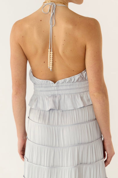 Alina Halter Top in Dove from FLANNEL at Edito boutique