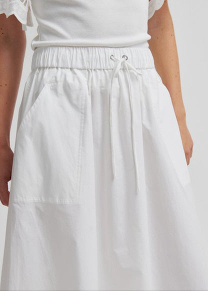 Alisa Skirt in White from SECOND FEMALE at Edito Boutique