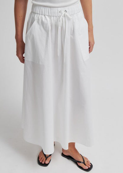 Alisa Skirt in White from SECOND FEMALE at Edito Boutique
