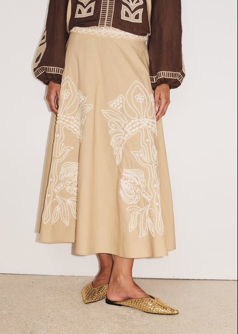Alma Skirt in Beige from STELLA FOREST at Edito boutique