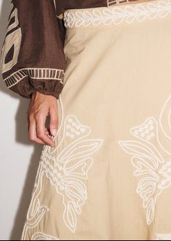 Alma Skirt in Beige from STELLA FOREST at Edito boutique