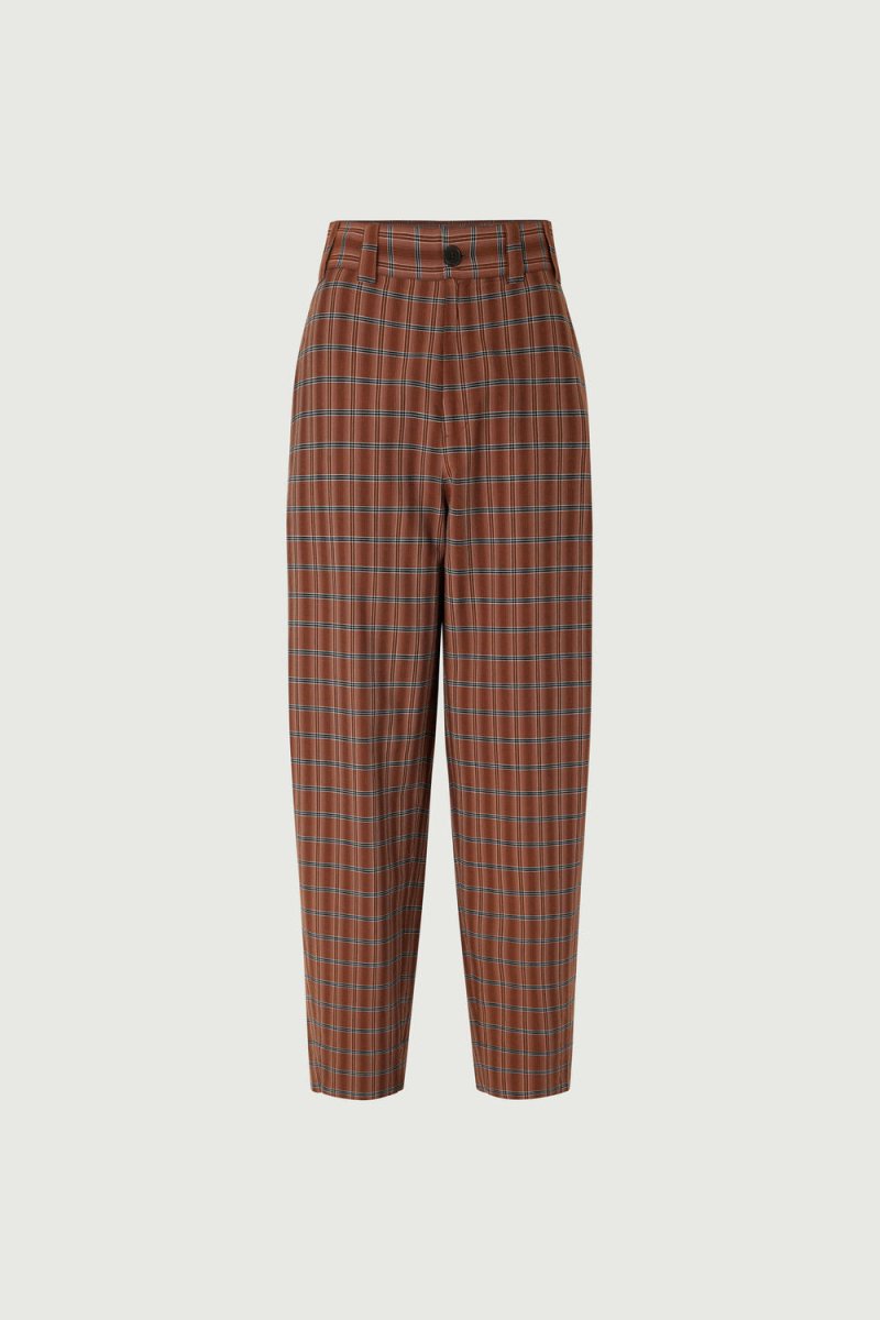 Alouette Trouser in Brown/Black from SOEUR at Edito boutique