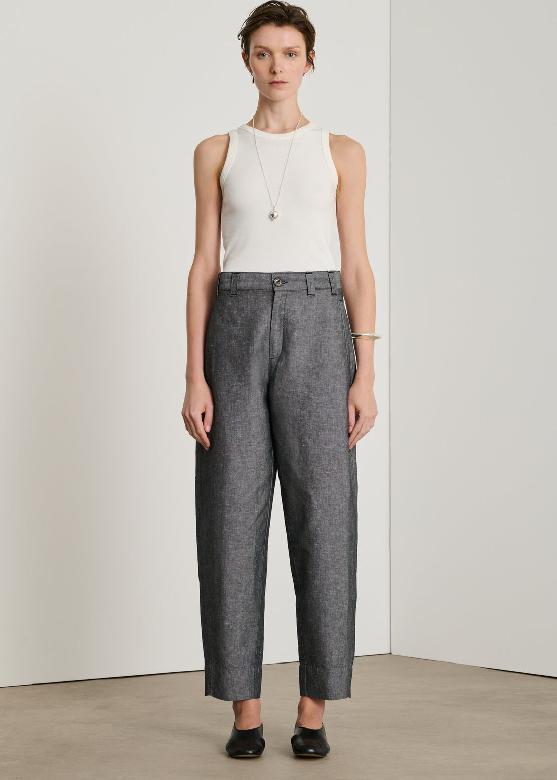 Alouette Trousers in Black/Ecru from Soeur