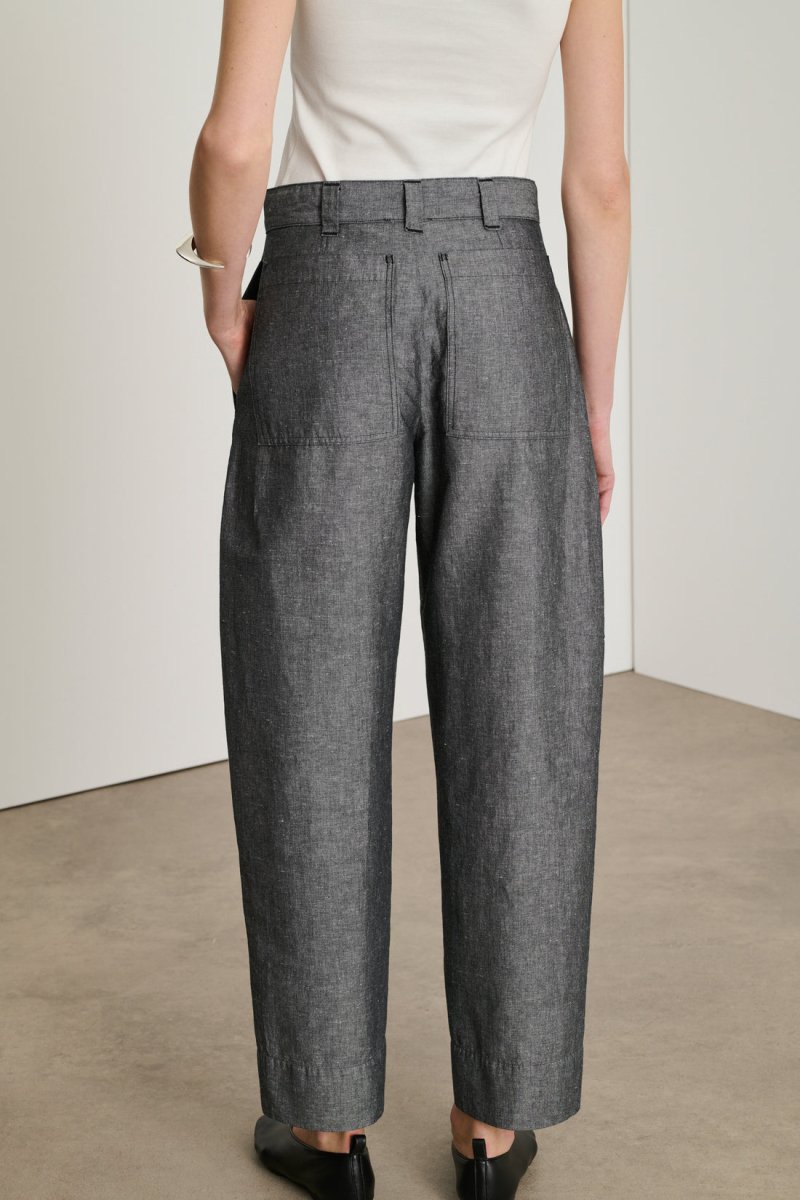 Alouette Trousers in Black/Ecru from SOEUR at Edito boutique