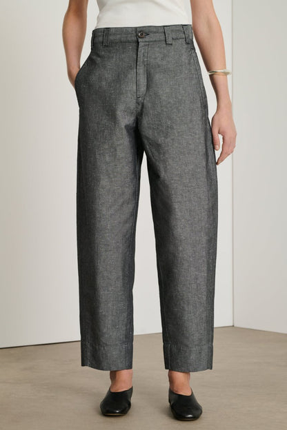 Alouette Trousers in Black/Ecru from SOEUR at Edito boutique