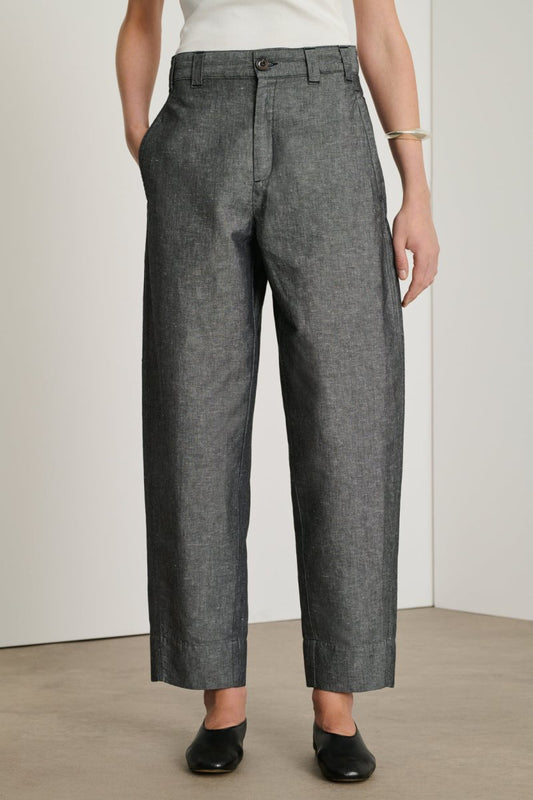 Alouette Trousers in Black/Ecru from SOEUR at Edito boutique