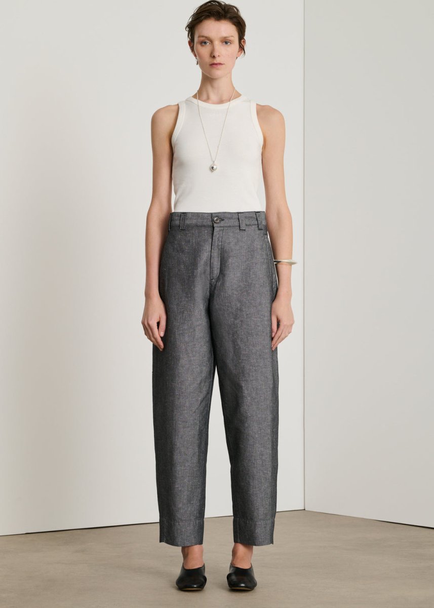 Alouette Trousers in Black/Ecru from SOEUR at Edito boutique