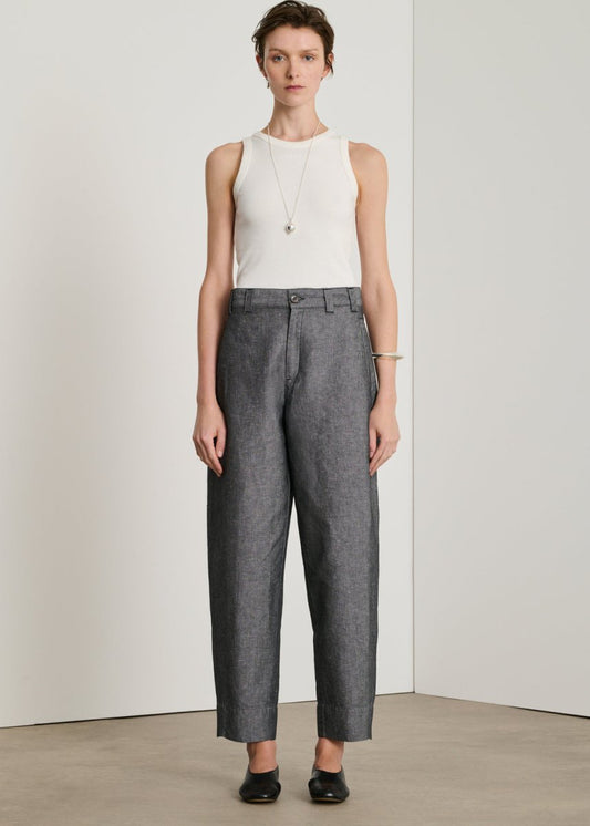 Alouette Trousers in Black/Ecru from SOEUR at Edito boutique