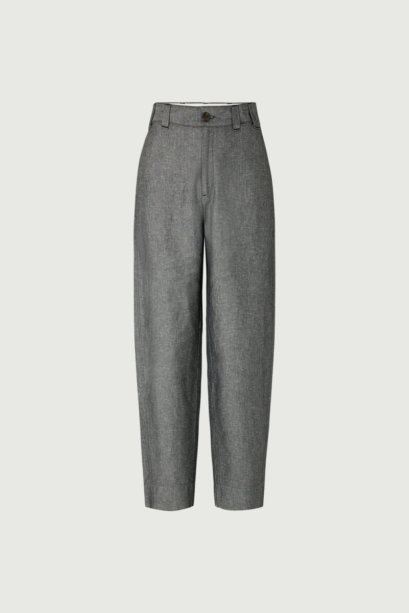 Alouette Trousers in Black/Ecru from SOEUR at Edito boutique