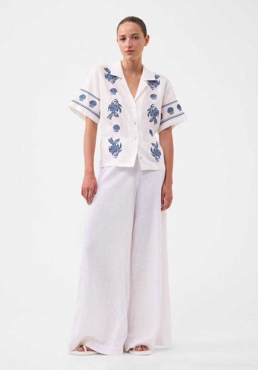 Alpheus Embroidered Shirt from MORRISON at Edito boutique