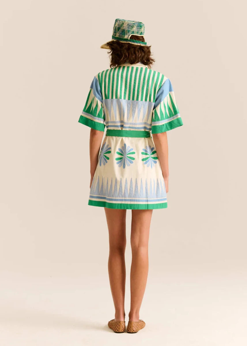 Amaia Mini Dress in Gardenia from CAROLINA K at Edito Boutique