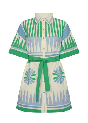 Amaia Mini Dress in Gardenia from CAROLINA K at Edito Boutique