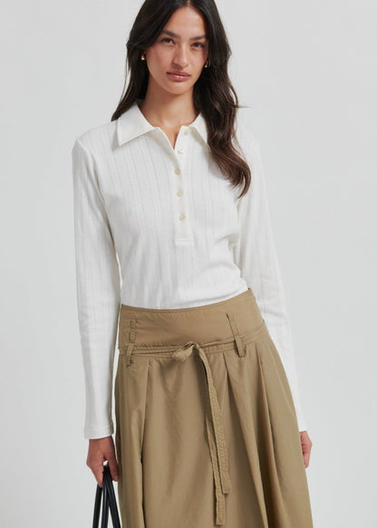 Amari Skirt in Oak from SECOND FEMALE at Edito Boutique