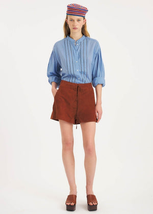 Angela Blouse in Blue from ANTIK BATIK at Edito boutique