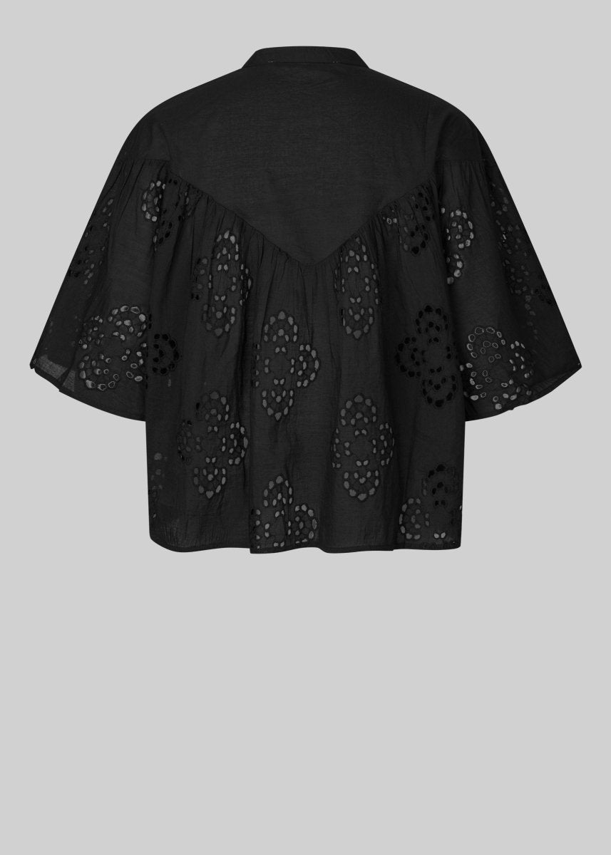 Angelina Blouse in Black from SECOND FEMALE at Edito Boutique
