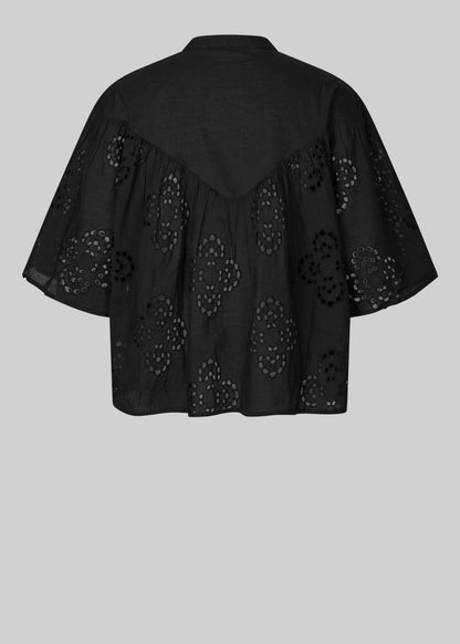 Angelina Blouse in Black from SECOND FEMALE at Edito Boutique