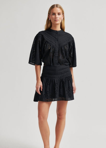 Angelina Blouse in Black from SECOND FEMALE at Edito Boutique
