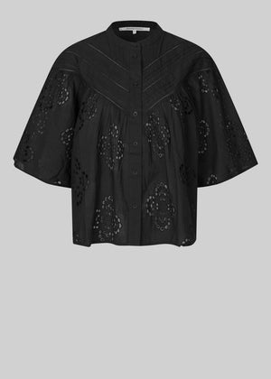 Angelina Blouse in Black from SECOND FEMALE at Edito Boutique