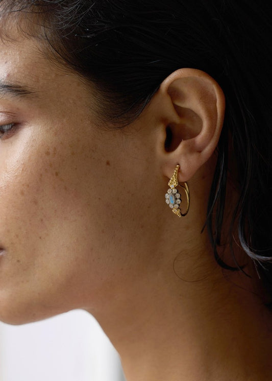 Anne Labradorite Earrings from DOROTHEE SAUSSET at Edito boutique