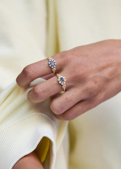 Anne Labradorite Ring from DOROTHEE SAUSSET at Edito boutique