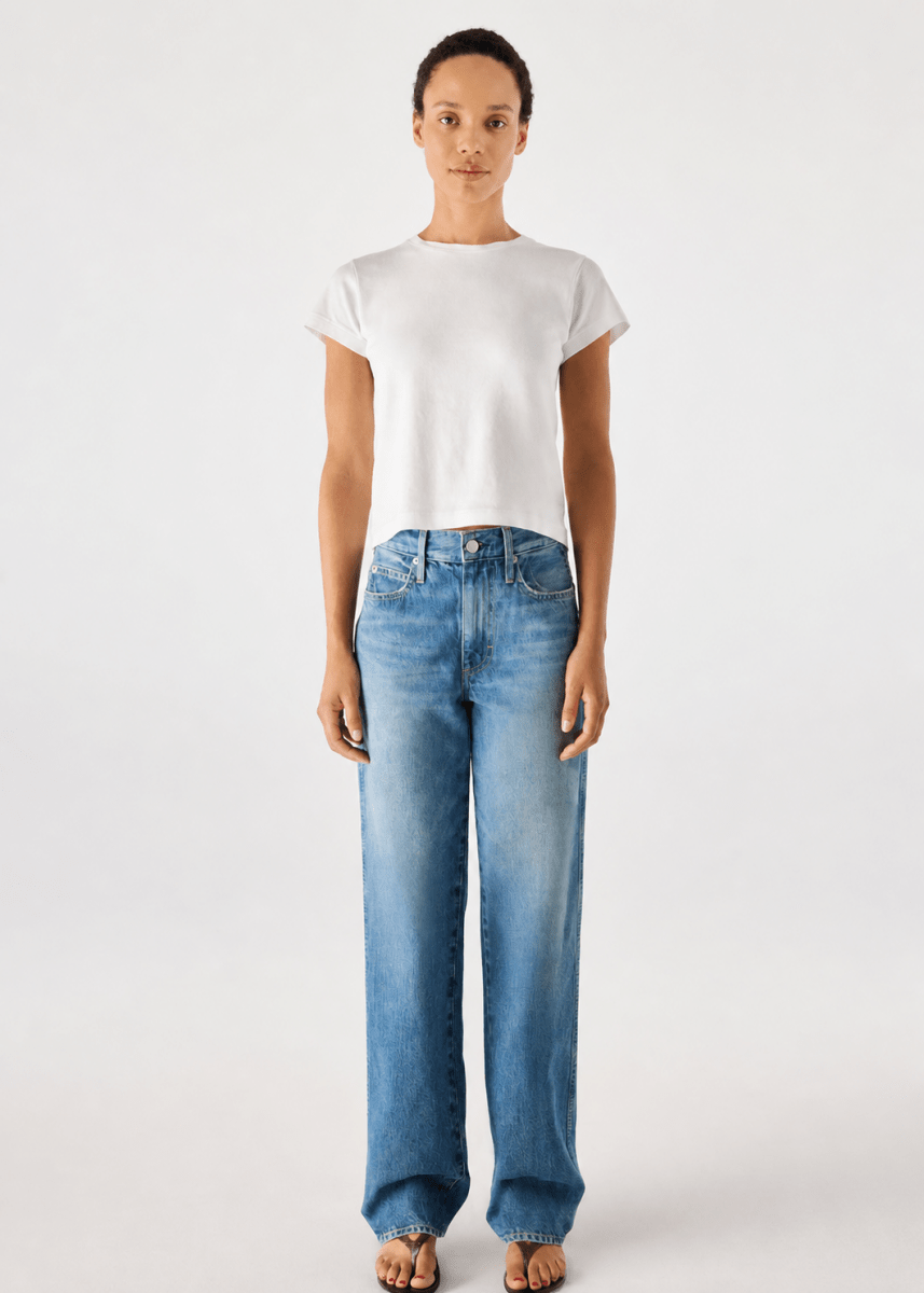 Annette Straight Leg Jean in Current from AMO at Edito Boutique
