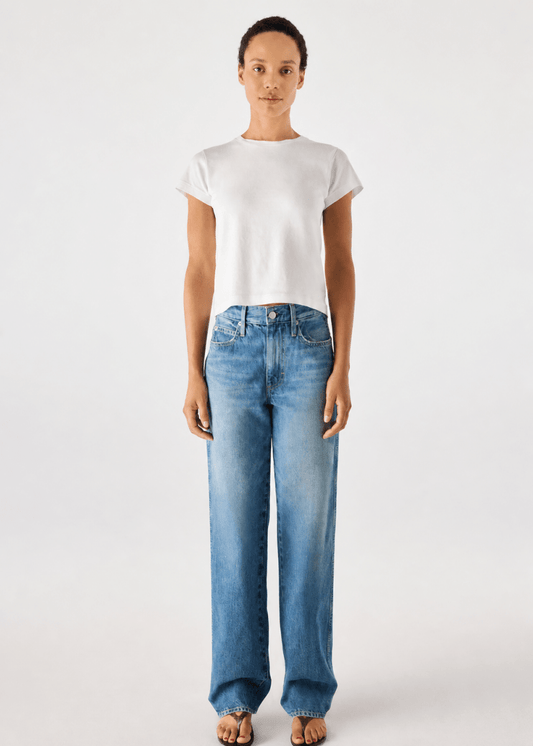 Annette Straight Leg Jean in Current from AMO at Edito Boutique