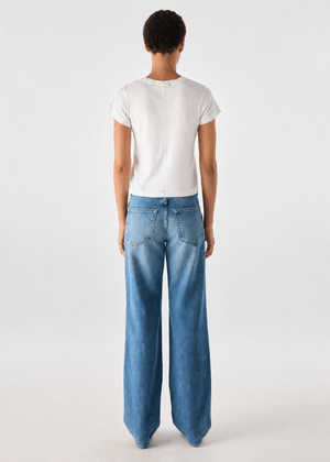 Annette Straight Leg Jean in Current from AMO at Edito Boutique