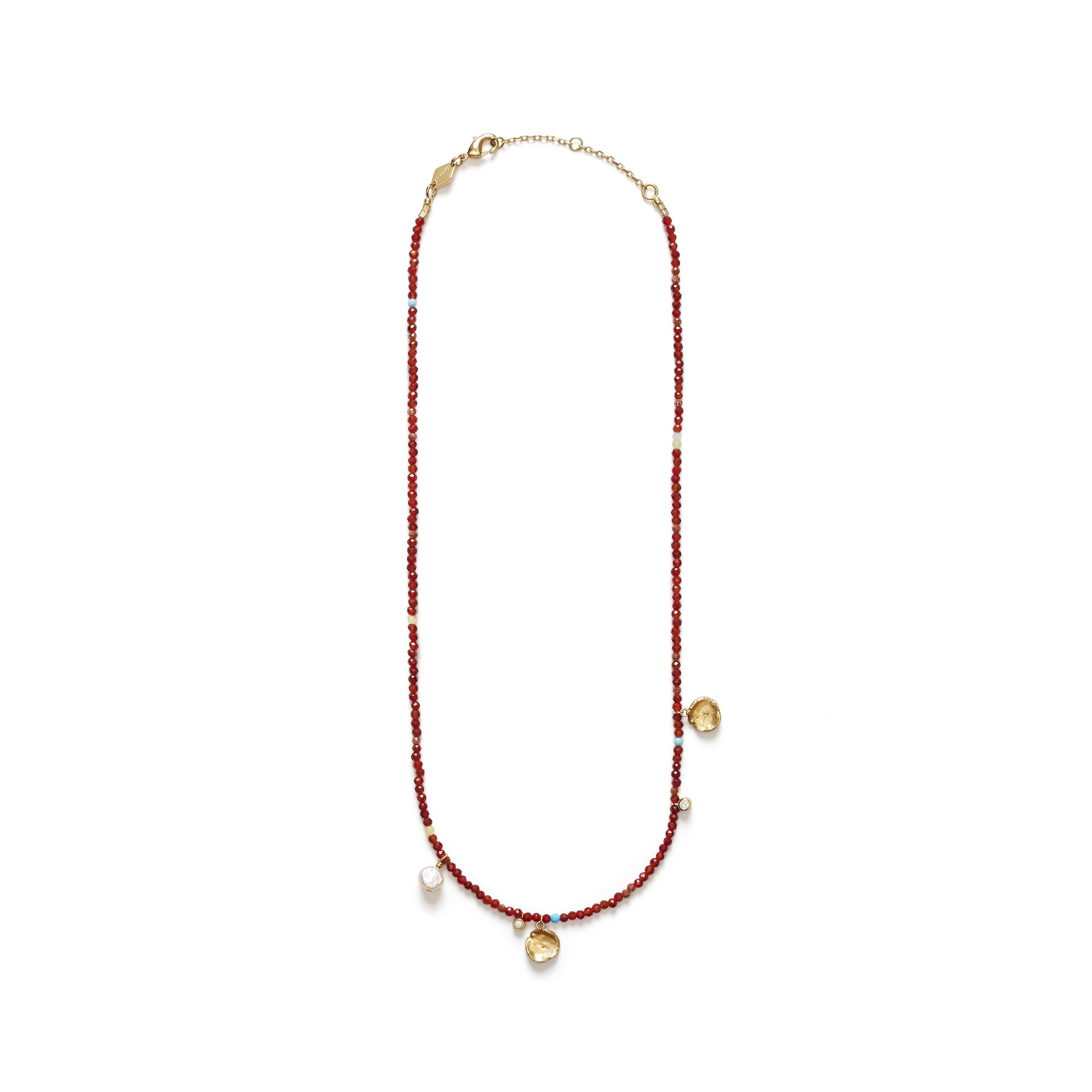 Anni Lu Maroon Harmony Necklace