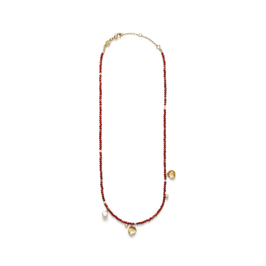 Anni Lu Maroon Harmony Necklace