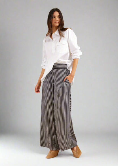 Annie Pant in Pinstripe from BINNYWEAR at Edito boutique