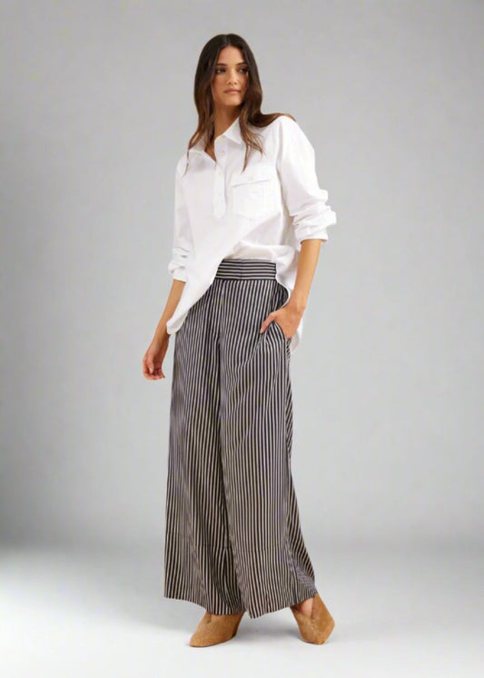 Annie Pant in Pinstripe from BINNYWEAR at Edito boutique