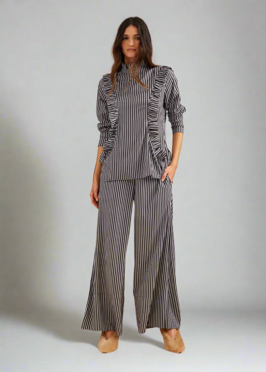 Annie Pant in Pinstripe from BINNYWEAR at Edito boutique