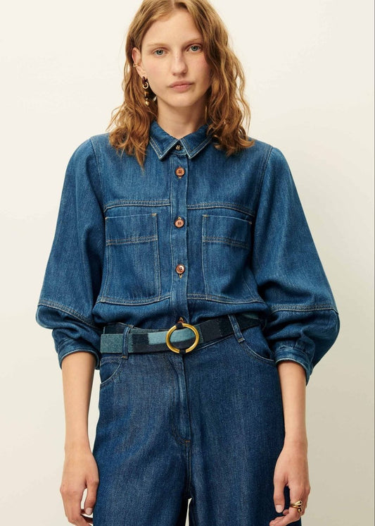 Anota Belt in Blue from SESSUN at Edito boutique