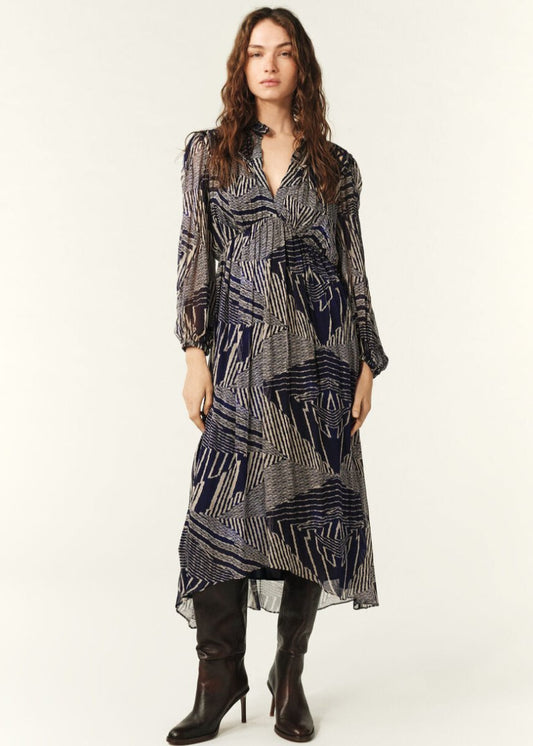 Antal Dress in Night from BA&SH at Edito boutique