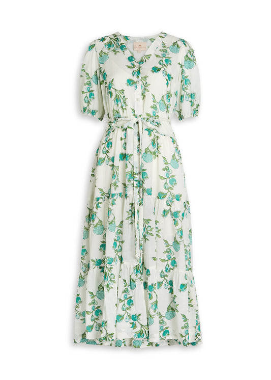Anyeta Dress in Jade from Hannah Artwear