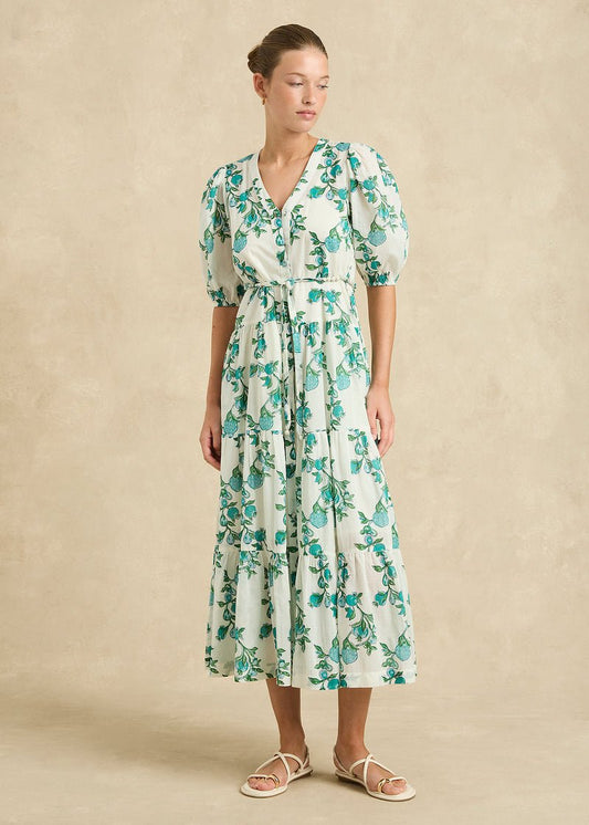 Anyeta Dress in Jade from HANNAH ARTWEAR at Edito boutique
