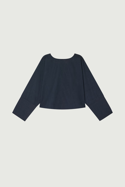 Armand Blouse in Midnight Blue from Soeur