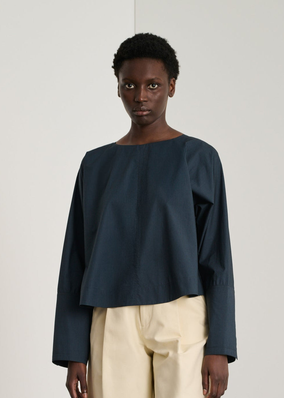 Armand Blouse in Midnight Blue from Soeur